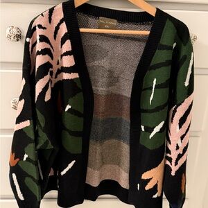 Del Kazan Women's Artistic Cardigan one size